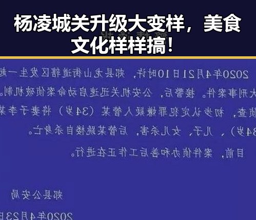 杨凌城关升级大变样，美食文化样样搞！