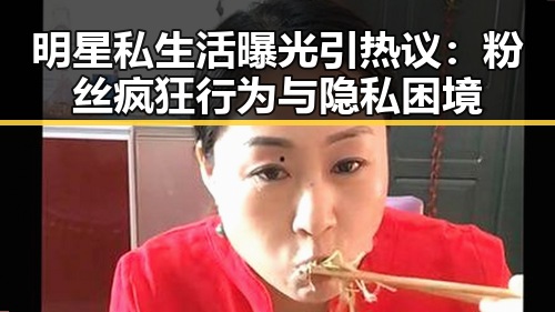 明星私生活曝光引热议：粉丝疯狂行为与隐私困境